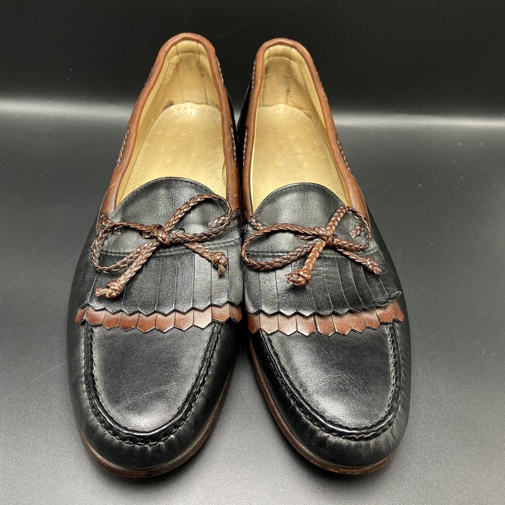 ALLEN EDMONDS WOODSTOCK KILTIE BRAIDED TASSEL LOAFER 15 C Made In USA